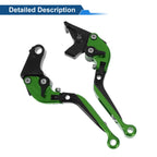 Adjustable Brake Clutch Levers for Honda X11 (1999–2002) Green Black