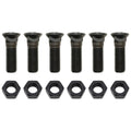 6 Plow Bolt & Nut for Blades/Cutting Edge 3/4-10X2 1/2 Grade 8 Dome Head