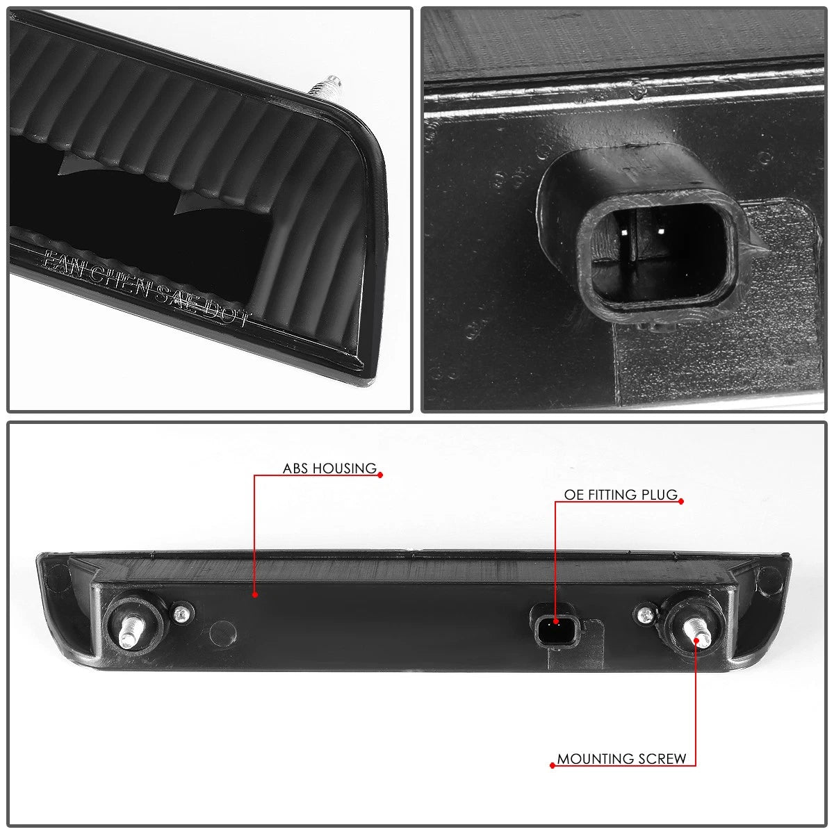 LED High Mount 3rd Tail Brake Light for Nissan Rogue (2014–2019)