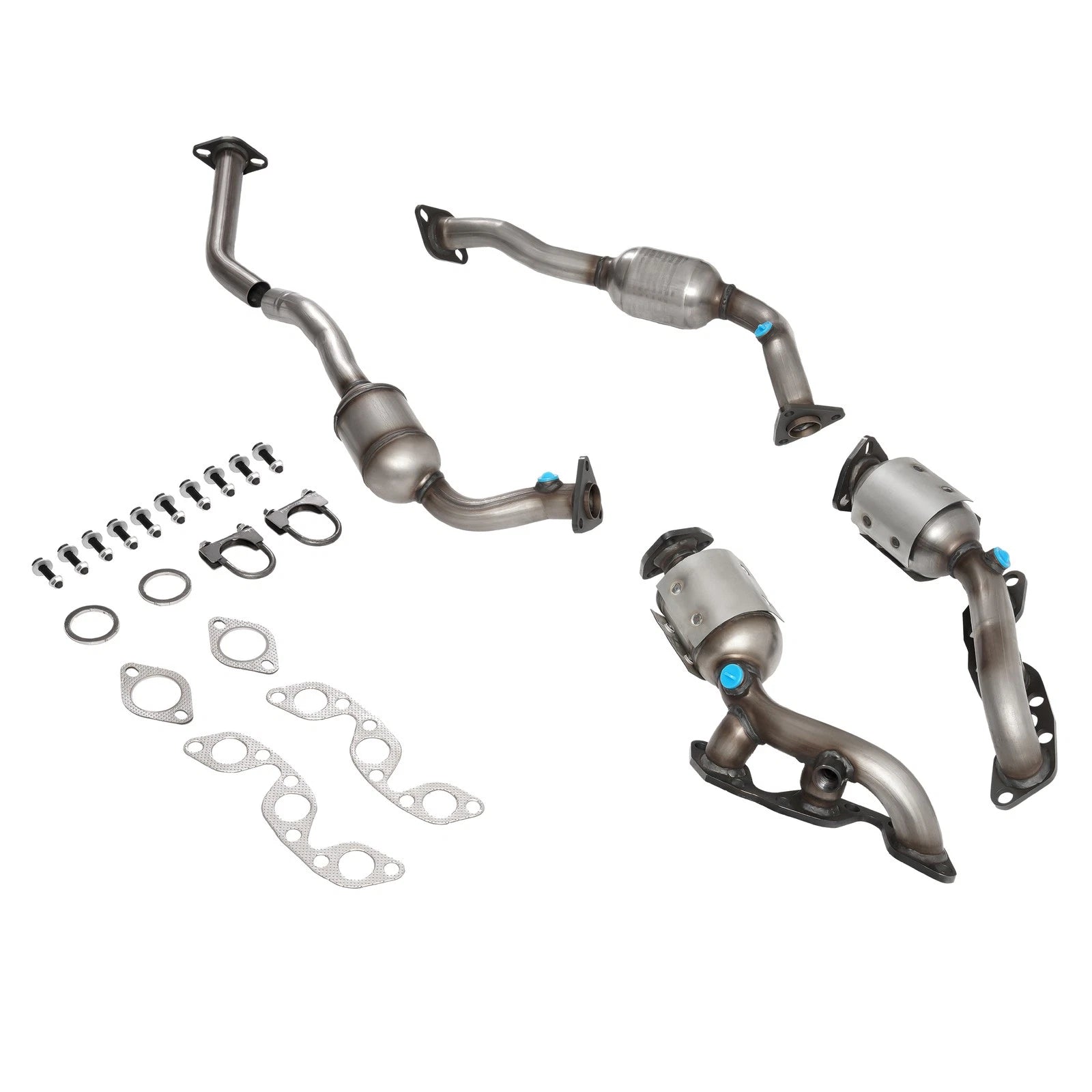 Catalytic Converter Set with Clips for Nissan Xterra Frontier (2002–2004)