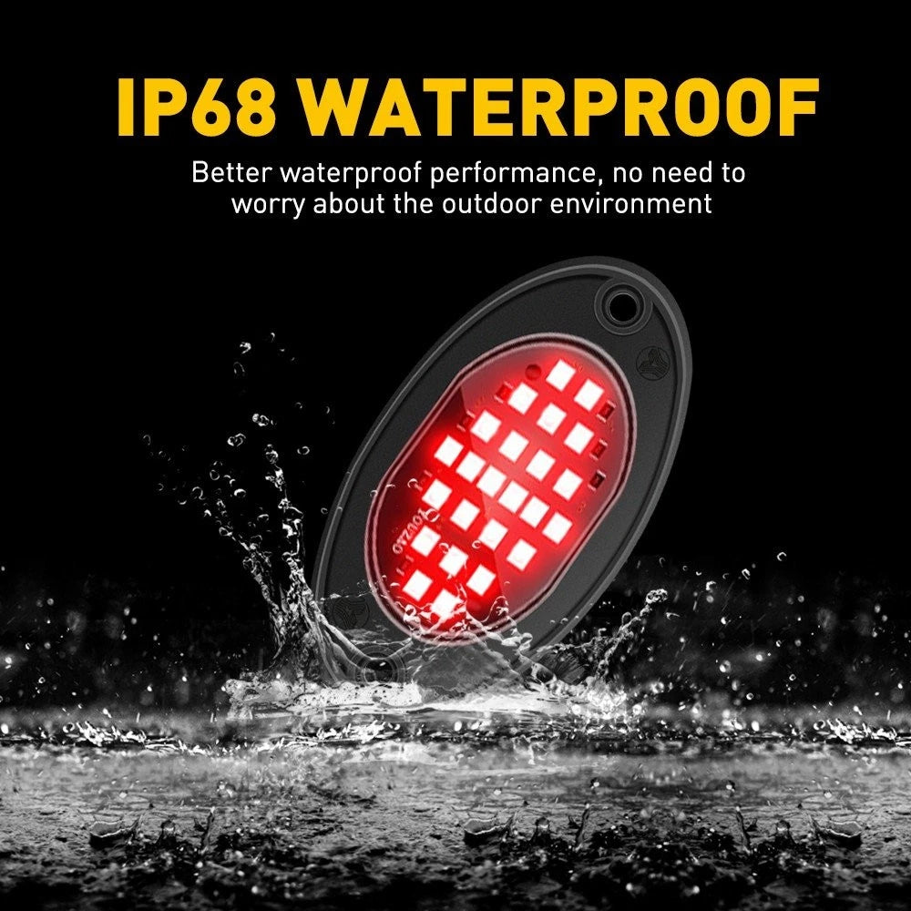 2X LED Rock Lights for Jeep (Offroad, UTV, ATV)