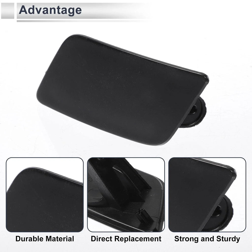 Front Left Bumper Headlight Washer Nozzle Cover Cap for BMW 335i GT Unpainted