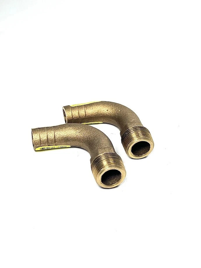 2X 90 Degree Hose Adapter for Apollo Valves 65-907-51 (OEM)