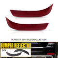 2X Rear Left Bumper Reflector for Mercedes Benz GL-Class (2010–2012) Red