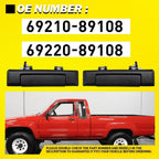 Front Door Handle Set for Toyota Pickup 1984-1988, 4Runner 1984-1989