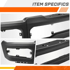 Front Bumper Face Bar for Ford F-250 F-350 SD (2023–2026) w/ Fog Light Holes Black
