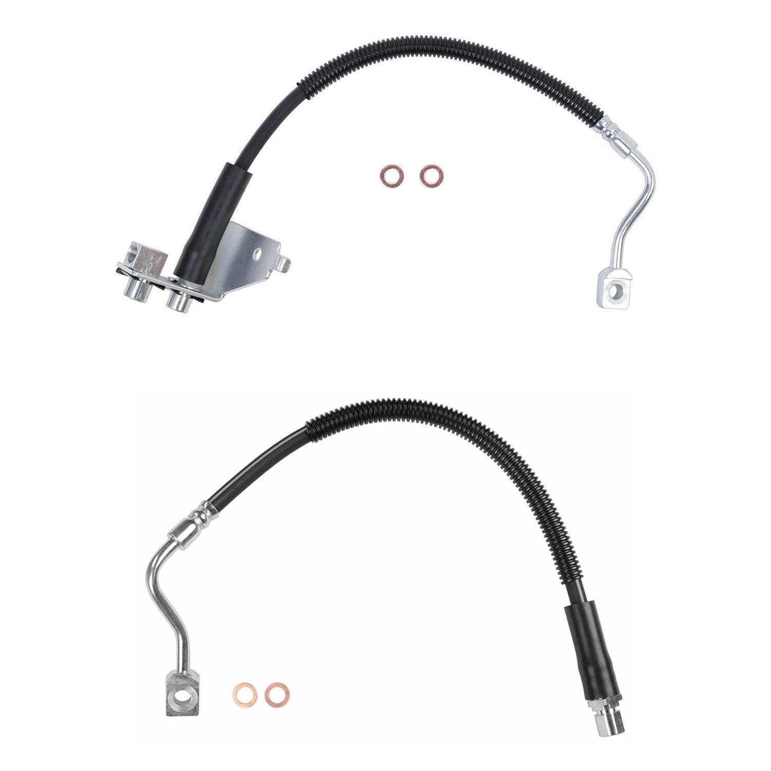 Sunsong Rear Left & Right Brake Hydraulic Hose Kit for Express 3500, Savana 1500 (2003–2023)