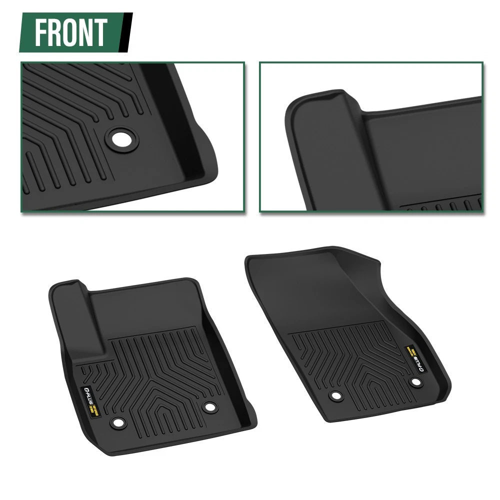 Set of TPE Floor Mats for Cadillac XT4 (2019–2025) All Weather Protection