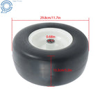 2 Pack Flat Free Tire & Wheel 13x6.5-6 for Lawn Mowers & Zero Turn Mowers