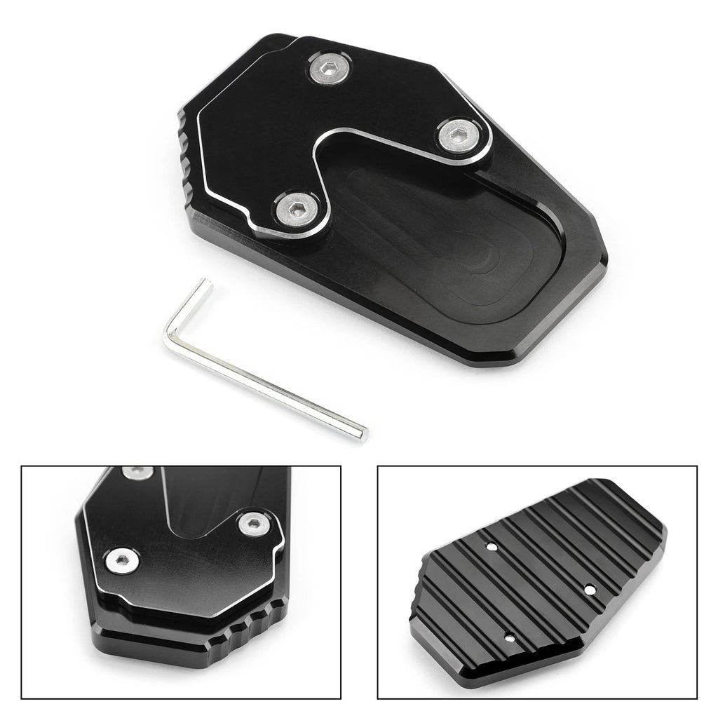 Side Stand Kickstand Pad Extension for BMW R1200RT (2014–2015) Black