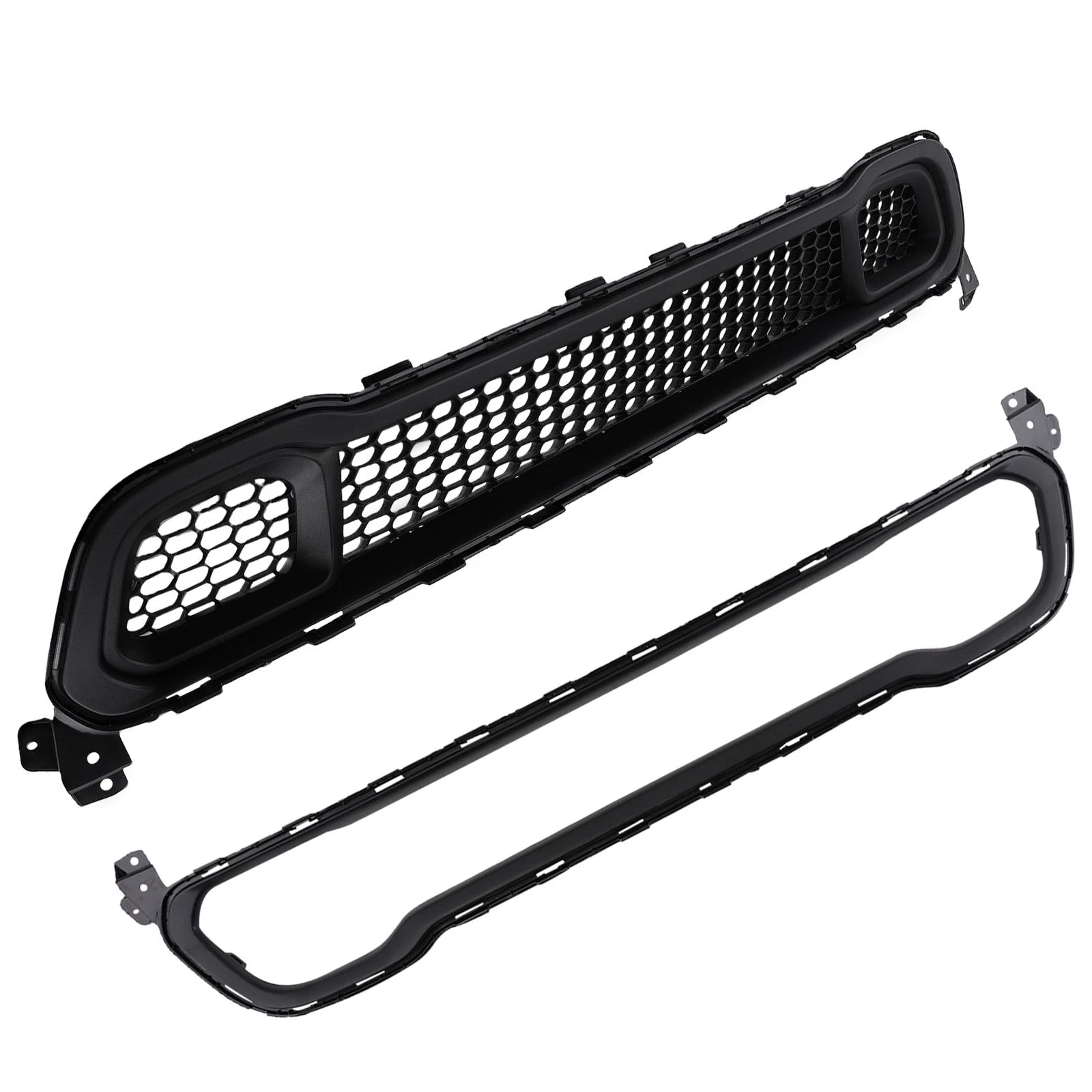 Front Bumper Lower Grille & Molding Trim for Jeep Cherokee (2014–2018)