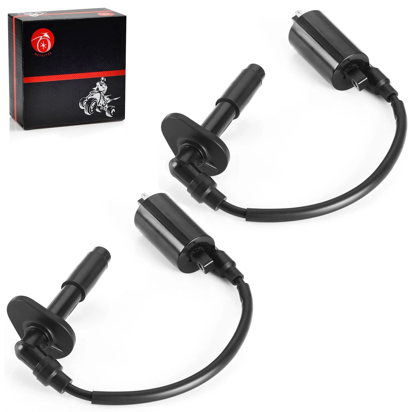 Ignition Coil & Spark Plug Cap for Kawasaki Ninja 250R (1988-2007)