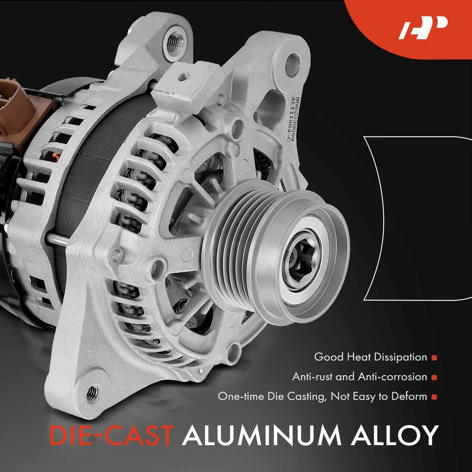 Alternator for Toyota Corolla for 2017â2018 Scion iM 2018 1.8L 100A
