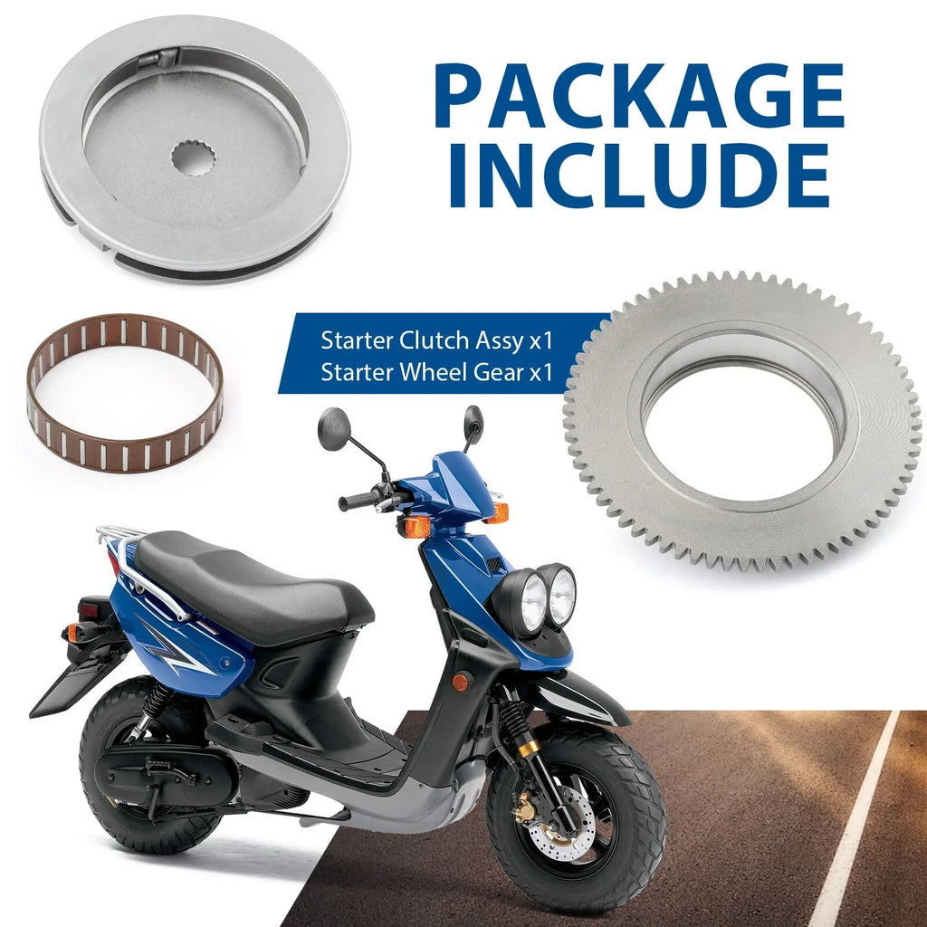 Starter Clutch Assy And Wheel Gear for Yamaha Zuma 50 YW50 (2002–2011)