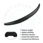 Black Trunk Spoiler Wing for Honda Accord Sedan (2008–2012)