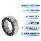 6902VV Deep Groove Ball Bearing for Scooter Skateboard Wheel (15x28x7mm)