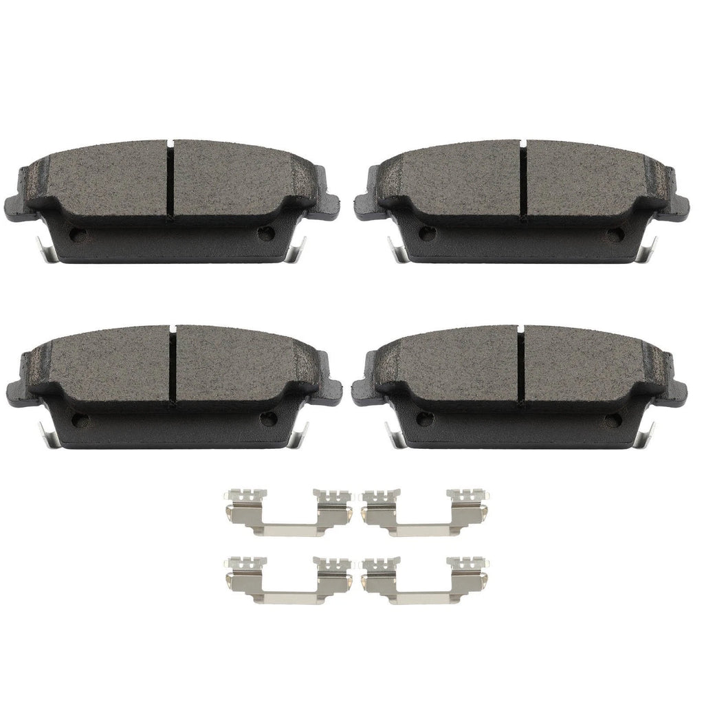4X Rear Ceramic Brake Pads for Cadillac SRX (2004–2009)