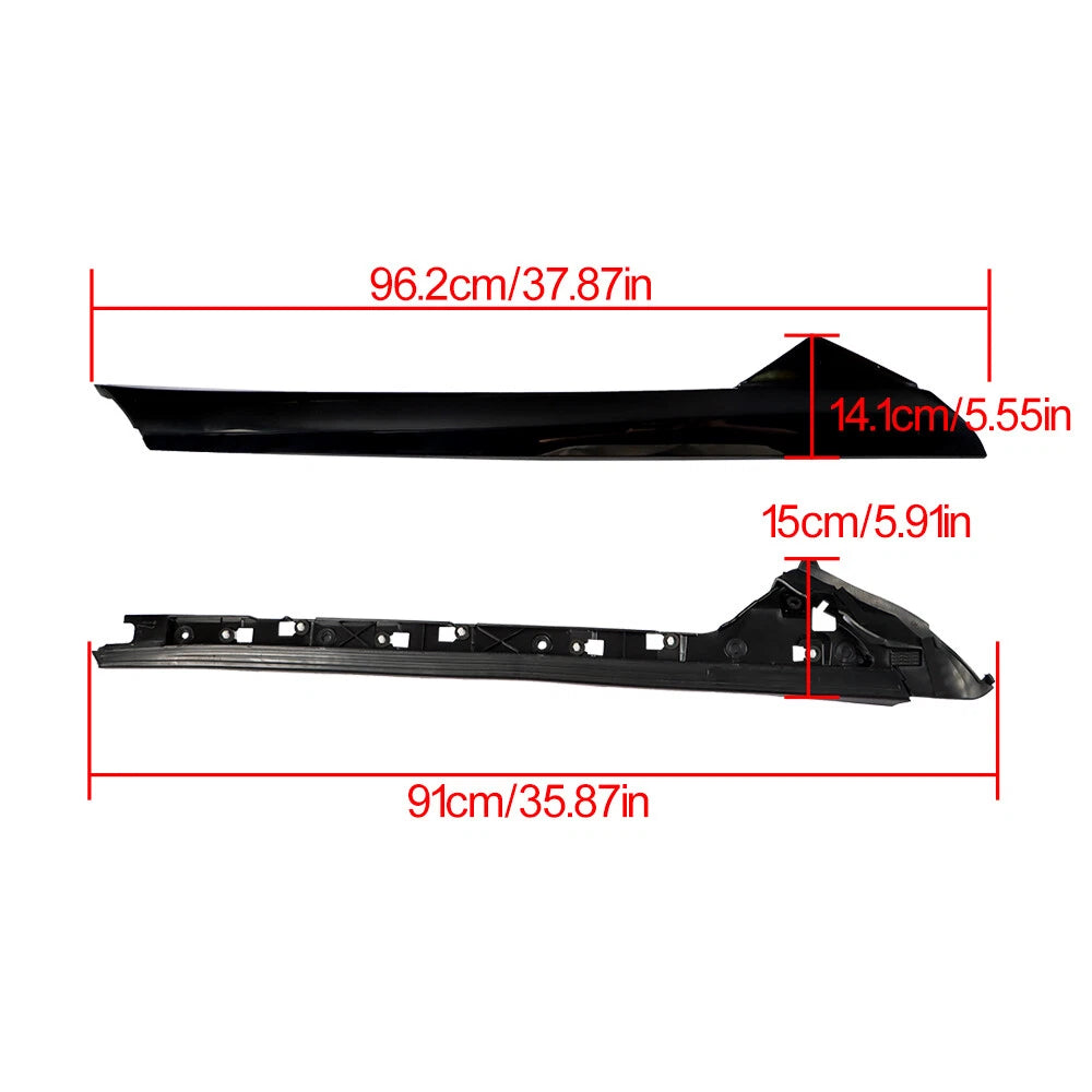 Set of 2 Windshield A-Pillar Molding Trim for Ford Explorer (2011-2019)