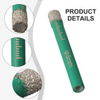 Diamond Drill Bit for Dry Drilling Applications (Efficient Wax Coated)