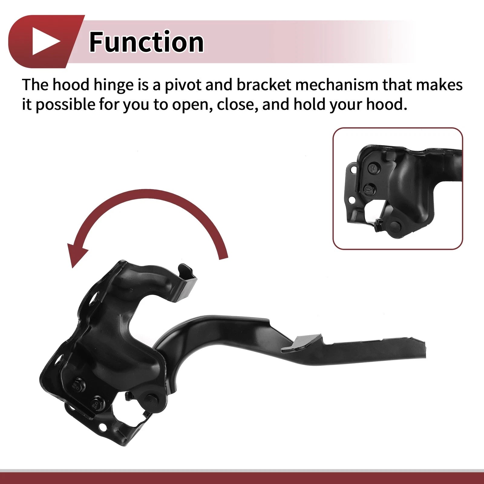 Hood Hinges for Lexus GX460 (2010–2021) 1 Pair No. 5341060080