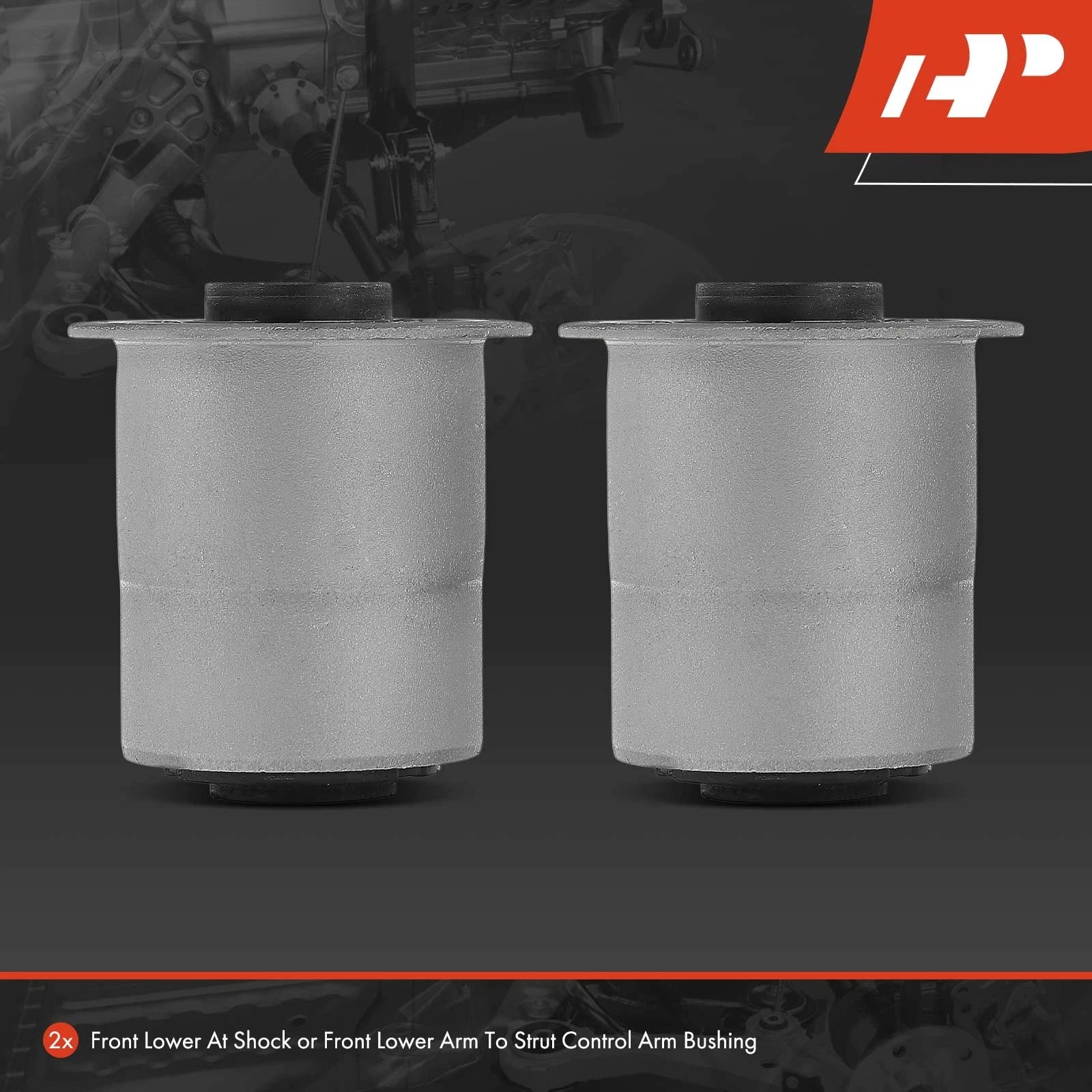2X Control Arm Bushing for Jeep Grand Cherokee (2005–2010) Dodge Ram 1500 (2005–2010)