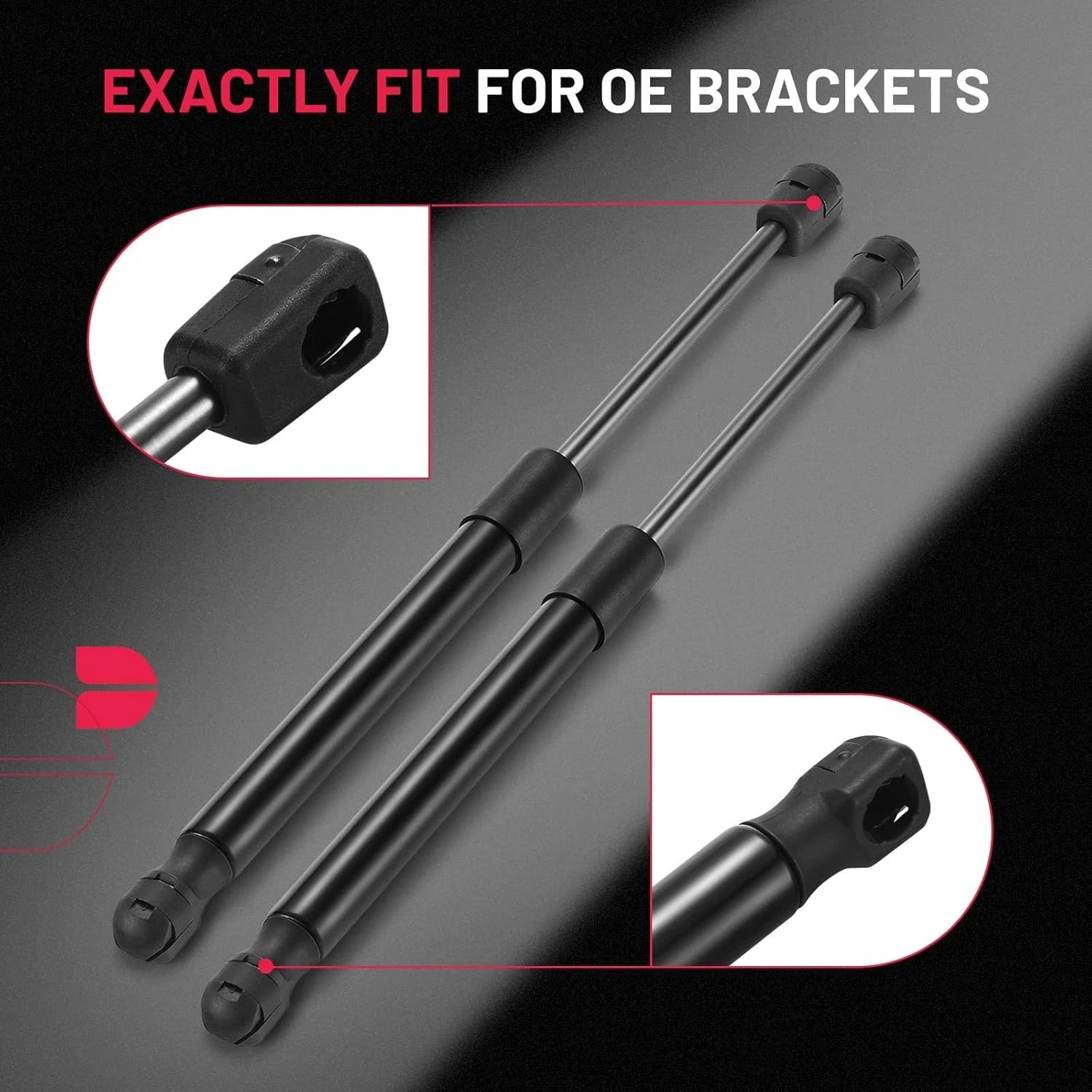 2X 13" Gas Strut Shock Spring Lift Support for Leer Camper Shell