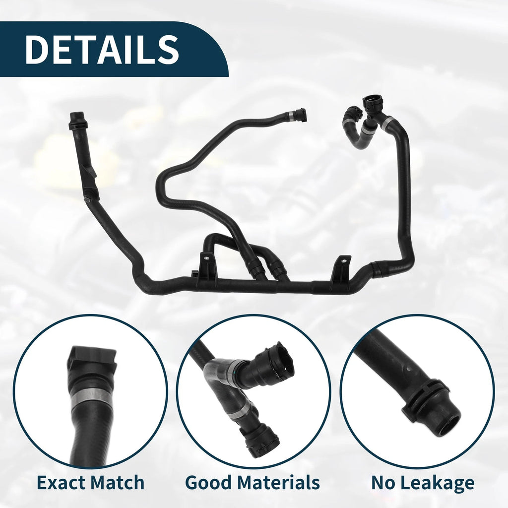 Heater Return Thermostat Hose for BMW 118i 120i 318i 320i (No.17127548222)