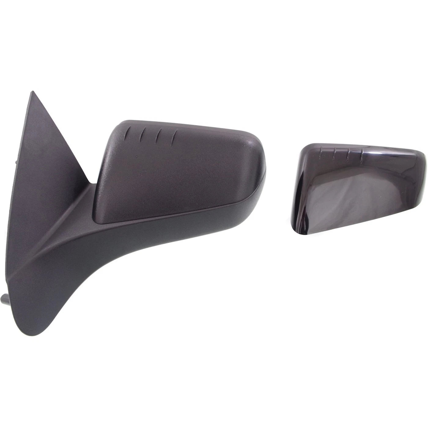 Set of 2 Heated Power Mirrors for Ford Focus (2008–2011) - Paintable Black