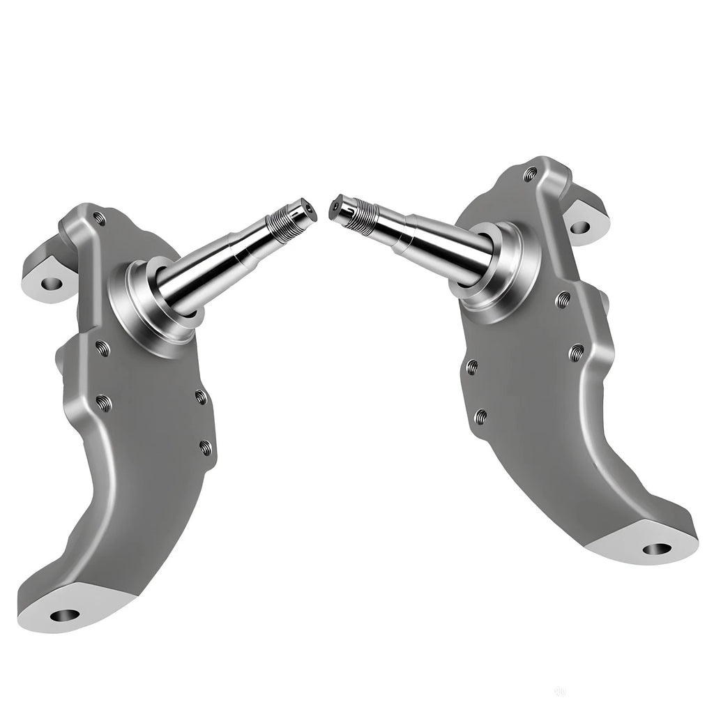 Set of 2 Drop Spindles for 1955-1957 Chevy Bel Air (Disc Brakes)