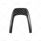 Black Carbon Fiber Steering Wheel Cover for Fiat 500 Abarth 595 (2009–2019)