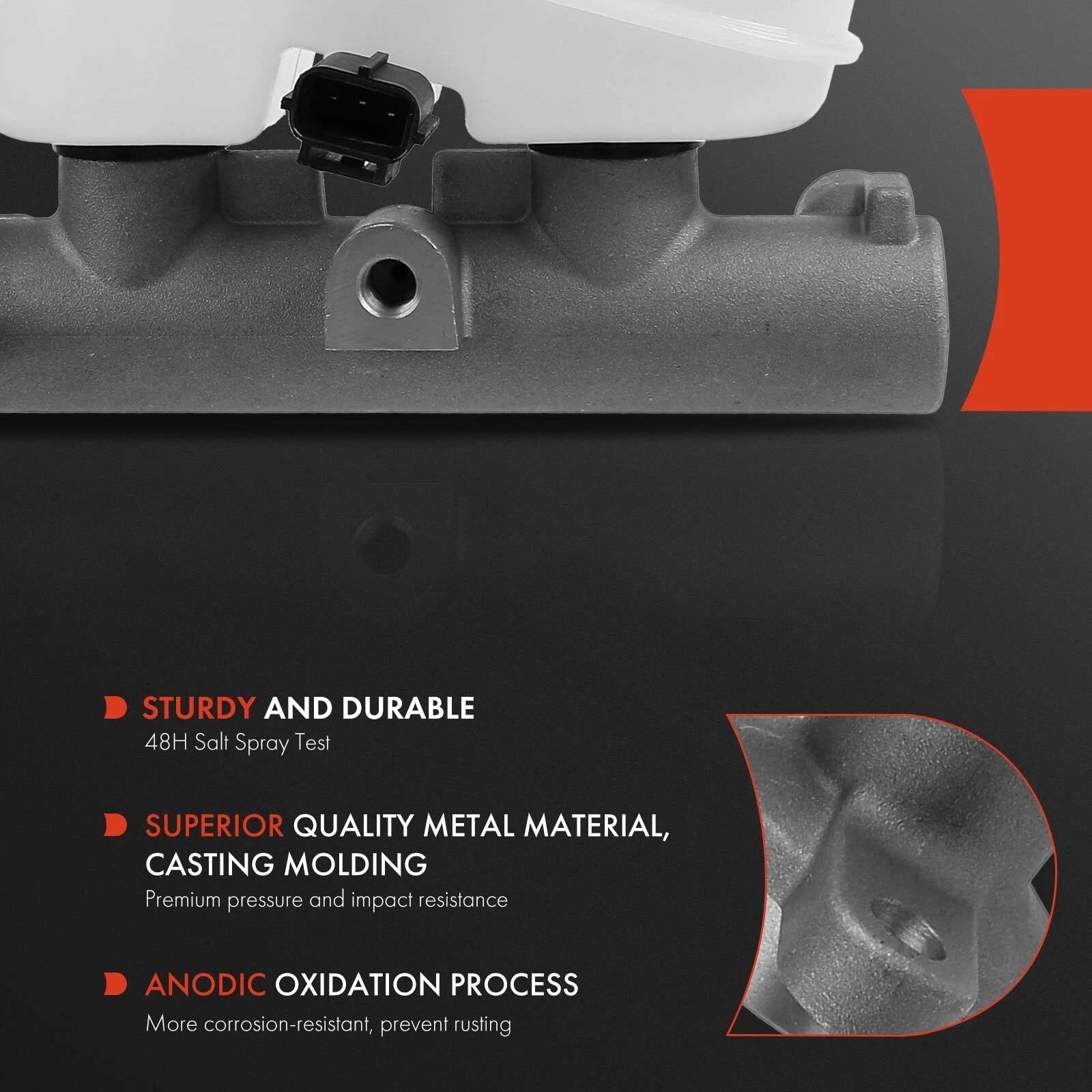 Brake Master Cylinder with Reservoir & Sensor for Ford Taurus (1986-2007)