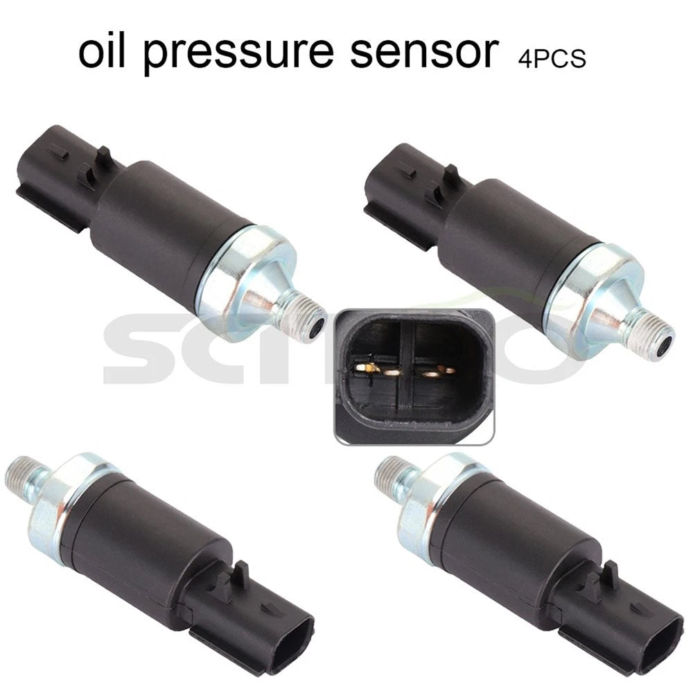 Set of 4 Oil Pressure Sensors for Dodge Ram 1500 (2003) 36192 8199 C1837 PS358