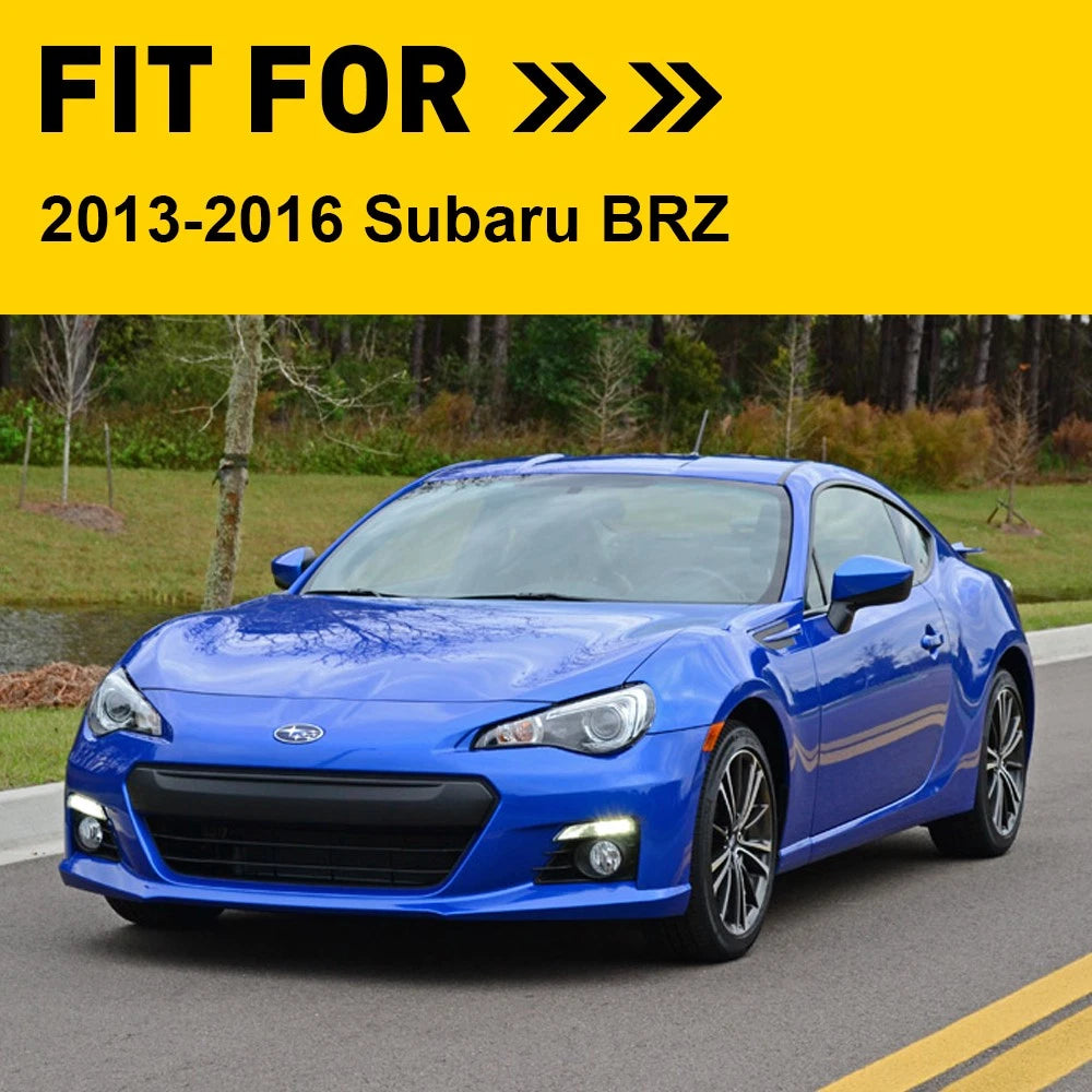 Front Bumper Towing Eye Cover Cap for Subaru BRZ (2013-2016) Black