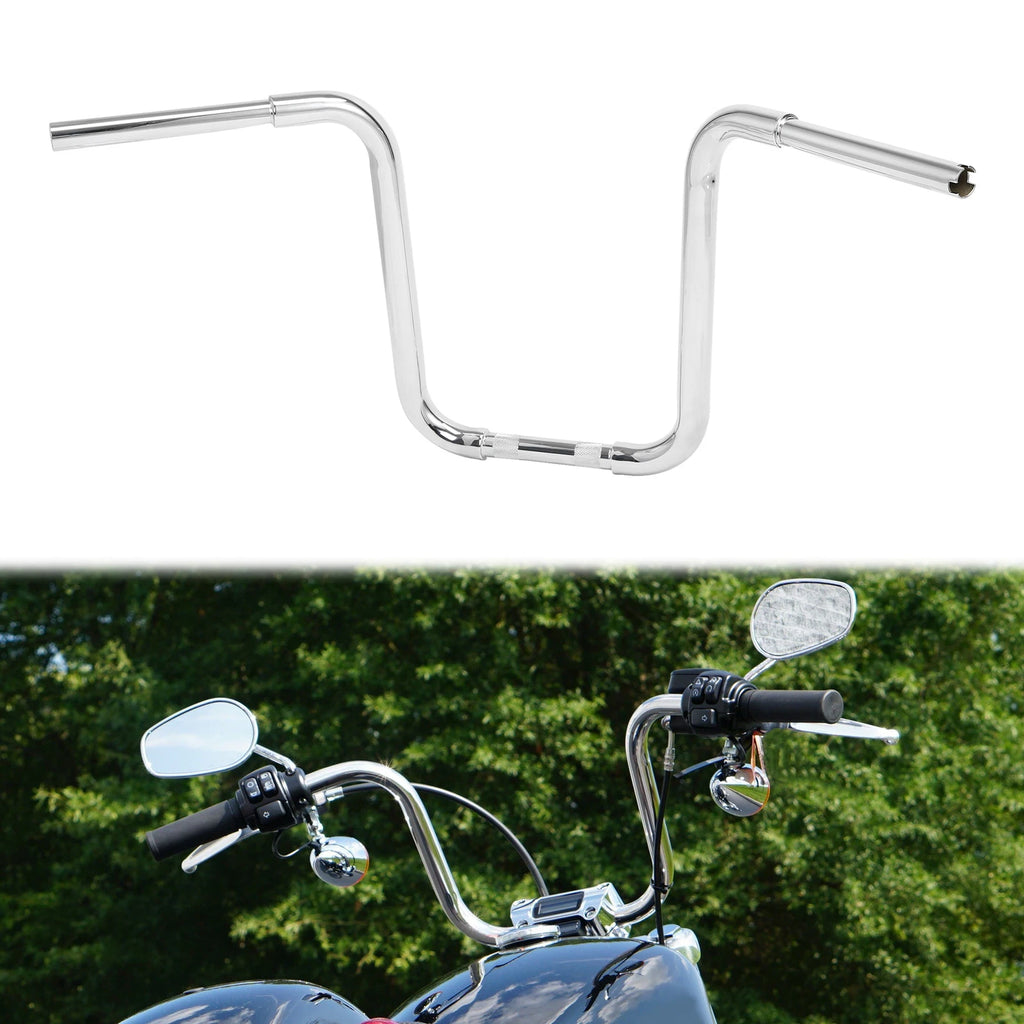 Chrome 14" Rise 1 1/4" Ape Hanger Handlebar for Harley Sportster