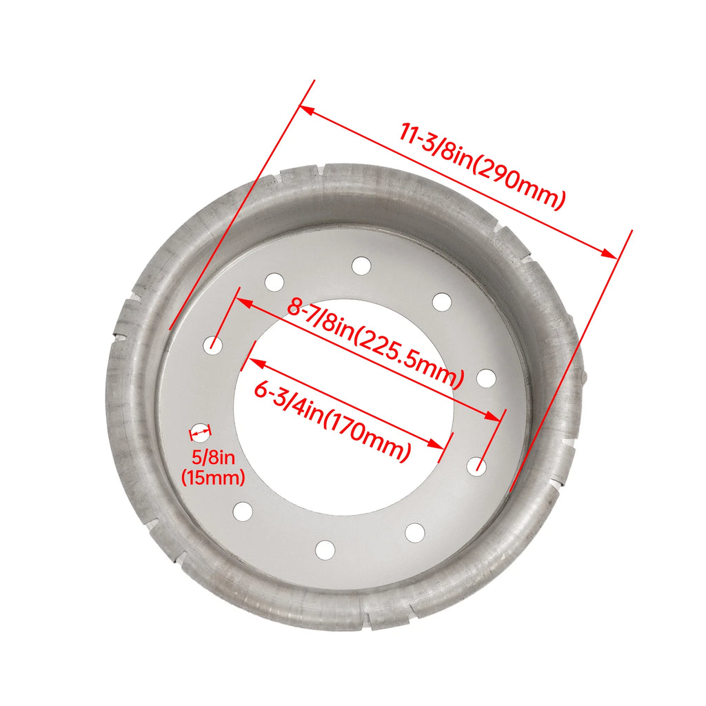 Set of 2 Wheel Balancers for Ford F450 F550 / Dodge 4500 5500 (2005-Up) #400-422