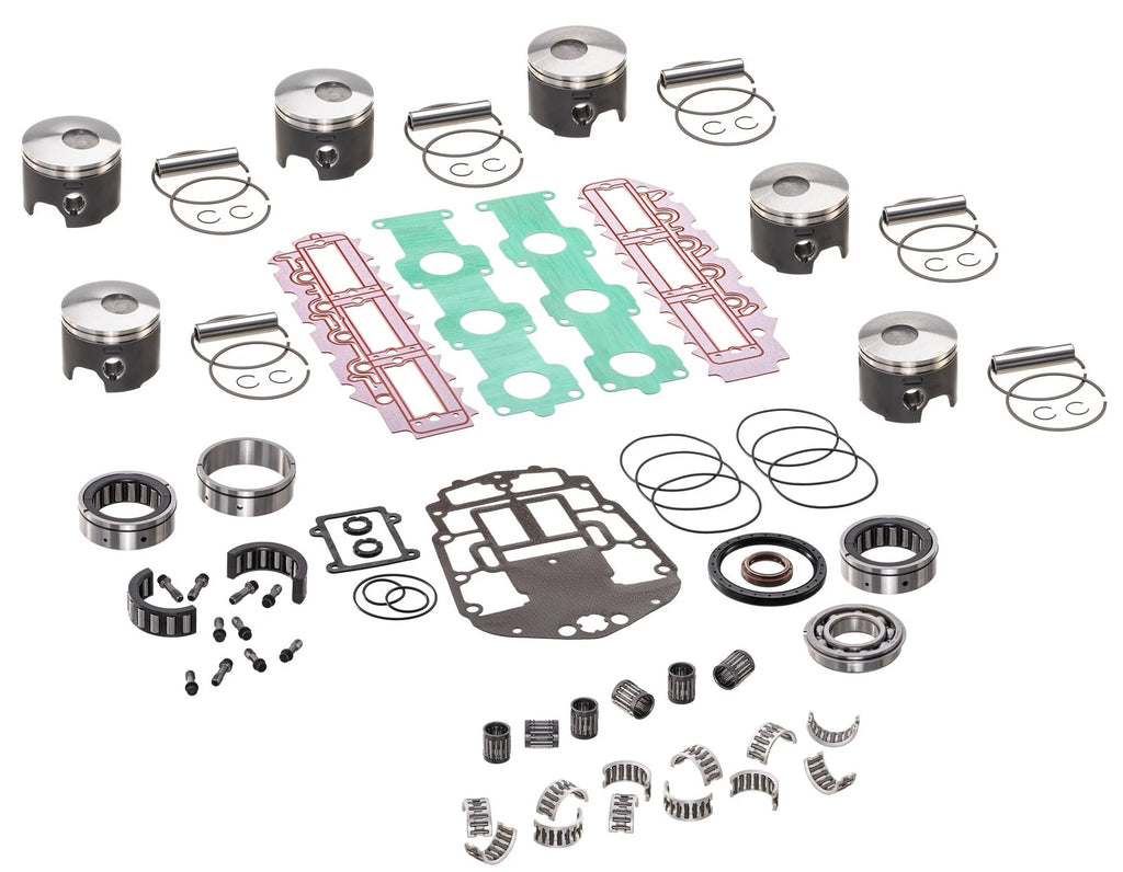 Powerhead Piston Gasket Rebuild Kit for Johnson Evinrude 150 175 HP (1996–2006) .030" Over