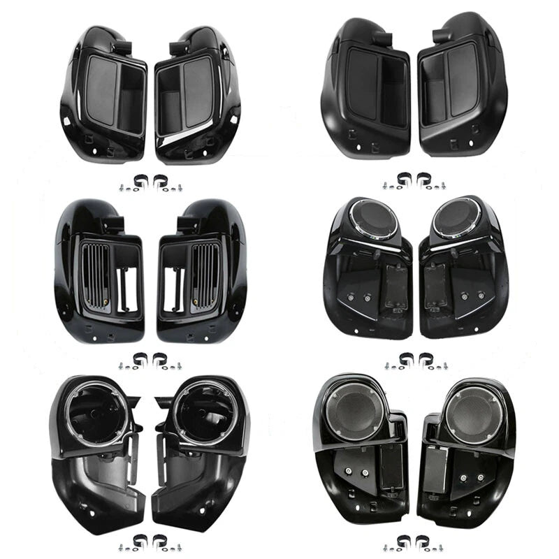 Lower Vented Leg Fairing Speaker Pods for Harley Touring (2014–2024)