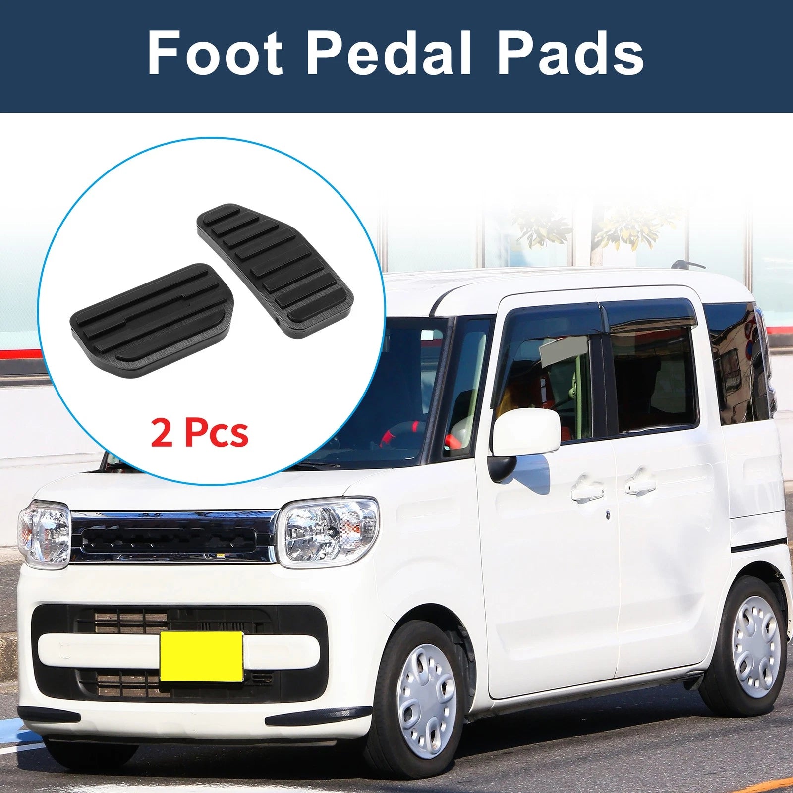 2 Pcs Automatic Foot Accelerator Pedal Covers for Suzuki Spacia (2013–2023)