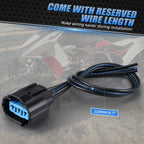 3-Way Wire Tail Light Connector Plug Pigtail for Honda TRX450ER/R (2004–2009) #33700-HP1-601