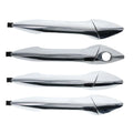 4 pc Front Rear Left & Right Door Handle Outer Chrome for Hyundai i30 GD (2012–2017)