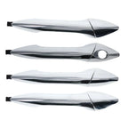 4 pc Front Rear Left & Right Door Handle Outer Chrome for Hyundai i30 GD (2012–2017)