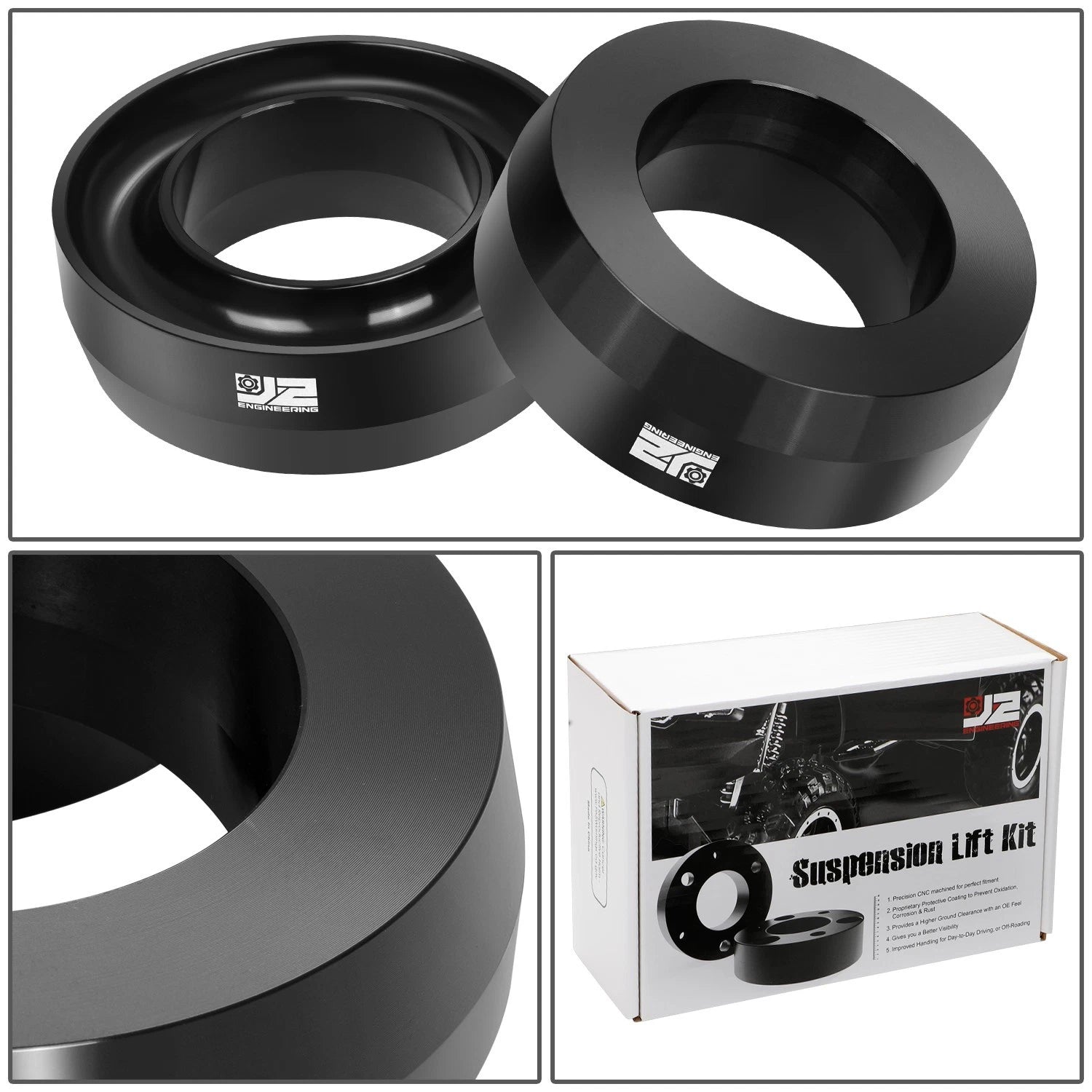3" Coil Spring Front Lift Leveling Spacer for Silverado Sierra 1500 (1999–2007)
