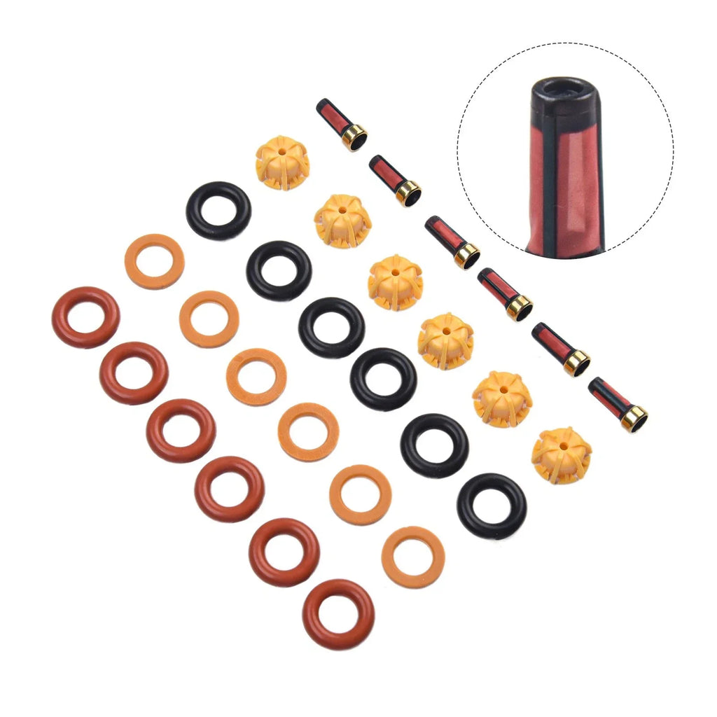 Fuel Injectors Seal Kit / 6 x / for BMW M3 325i 525i E36 E34 (1988–1999)