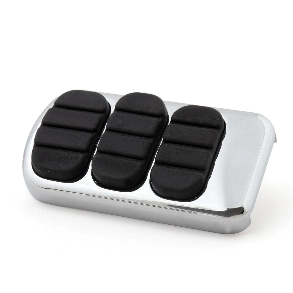 Brake Pedal Pad for Harley Electra Glide, Street Glide, Road King (1980–2015) Chrome