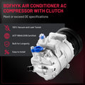 AC Compressor with Clutch for VW Jetta Beetle Rabbit Passat Golf (2005–2014)