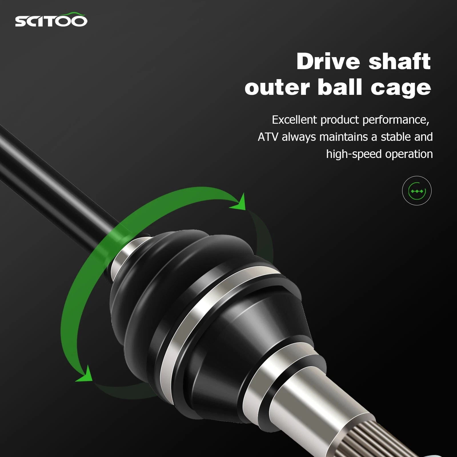 Front Left CV Axle Joint Drive Shaft for Can-Am Outlander 800R (2009–2011)