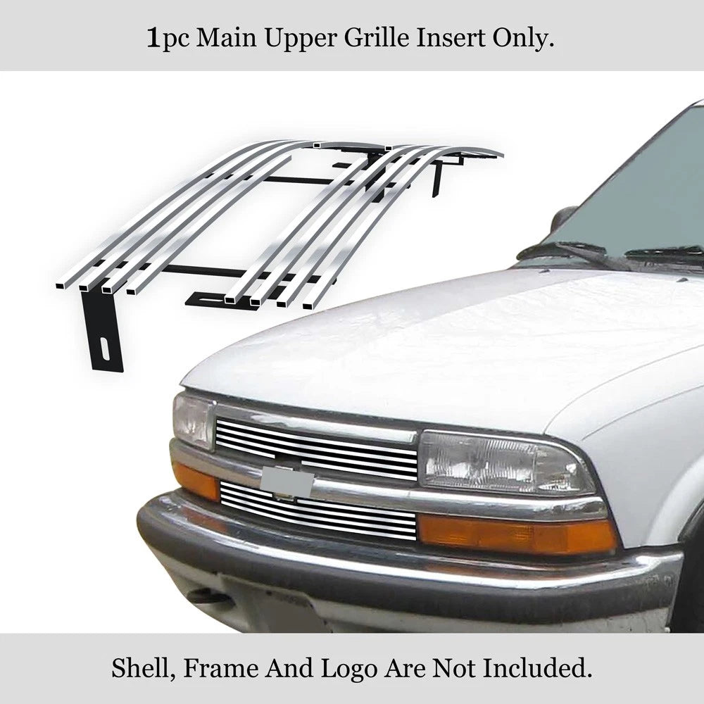 Horizontal Bar Stainless Grille for Chevy Blazer S-10 (1998-2005)