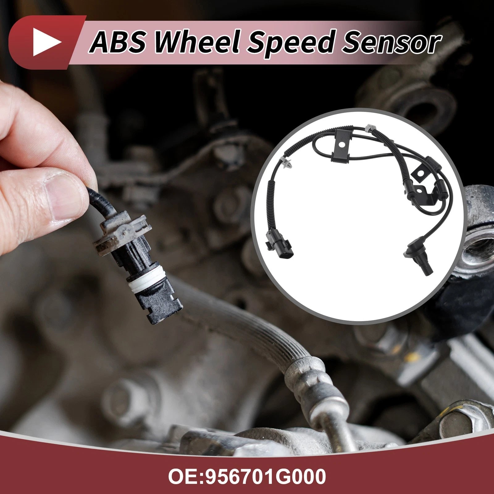 ABS Wheel Speed Sensor No. 956701G000 for Kia Rio5 (2006–2011) Front Left