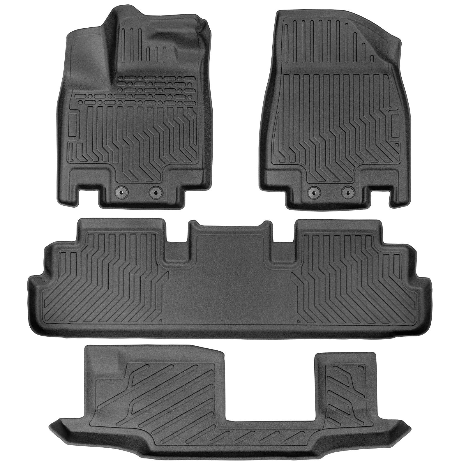 Set of 2 Floor Mats Liner for Nissan Pathfinder (2022–2026) / INFINITI QX60