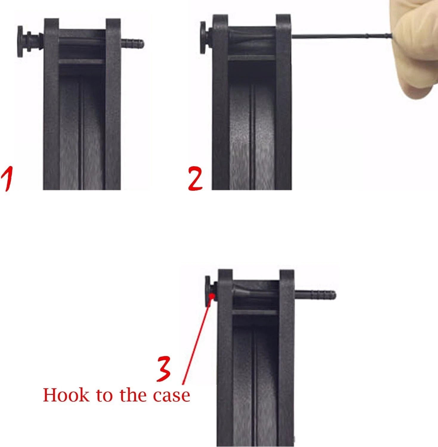 20 Pack Spiral Rubber Inserts for PC Fan Mounting and Vibration Control